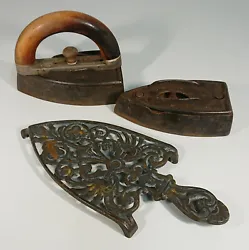     ancienne poignée amovible en fer Chaussure de rechange Fer de rechange tampon de fer Condition: avec des signes...