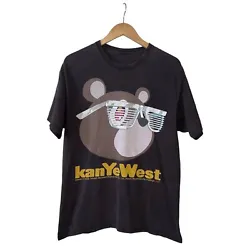 Vintage Kanye West ShirtTag cut - medium fit - see measurements 27.5” top to bottom 19.5” pit to pit Pre-worn...