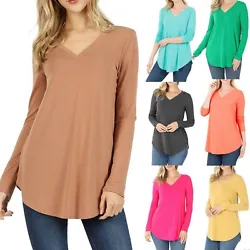 The perfect long sleeve tunic at the right length and made with soft flowing fabric. Wear it with your favorite jeans...