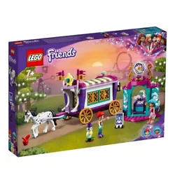 La caravane magique (41688) comprend deux mini-poupées LEGO Friends, un cheval et un hibou pour un jeu de rôle...