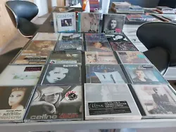 Lots Celine DIONCD,DVD et VINYLES. Dvd concert live in Las vegas 7 45 tours  25 CD