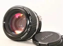 Front cap (Nikon). Grade: Near Mint. The mount is clean. Aperture blades open and close in the correct shape. We are...