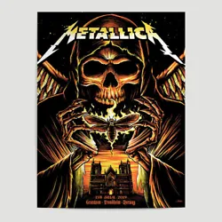 METALLICA CONCERT POSTER 11x17 FREE shipping USA only !  Local pickup and viewing of item is available in Port...