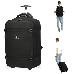 Weight: 4.96 lbs/ 2.25 kg. Capacity: 42L/ 2563 cu in. Wheeled weekender bag features with multiple pockets. A molded...