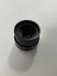 You are looking at a tv lens, 16mm 1:1.6. The lens is in previously owned condition. They may have minor imperfections...