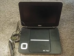 Hi! Please check pics and ask questions. RCA Portable DVD Player. Worked last time used, but not tested recently....