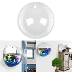 1pc x Wall Mounted Bowl Tank (fish, stone, plant are not included!). Creative, attractive, amazing wall mounted tank....