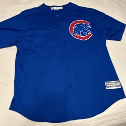 Show your love for the Chicago Cubs with this Anthony Rizzo 2016 Majestic Coolbase World Series jersey.