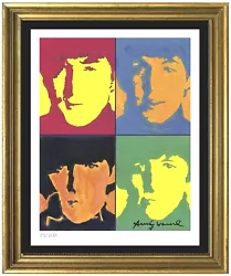 Therefore, this is a creative reproduction of the Andy Warhol artwork. was published about the British pop group....