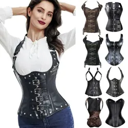 Boned:Plastic Boned. Undo the front busk and put the corset around you - just like you are putting on a belt! If you...