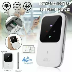 Wireless Internet Support: 802.11 b/g/n. Sharing: Support up to 5 users. SIM Card It Not Included. 1x User Manual. 1x...