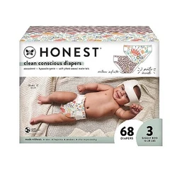 •New Honest Clean Conscious Diapers. Introducing our best diapering experience ever! Plus, a secure, comfy. Choking...