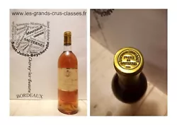 Domaine : Château Suduiraut. Couleur : Liquoreux. Appellation : Sauternes.