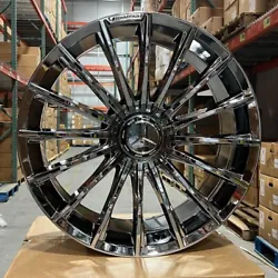 Quantity: 1 Set of FOUR Rims. AMG Vehicles or vehicles with larger brakes may require the use of spacers. Hub Bore:...