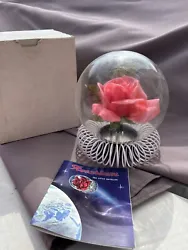 Boule Rosarium globe en verre Fleur Rose France Déco mariageNeuf Possibilité d’envoi en mondial relay Europe 12 e...