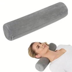 Cervical Neck Roll Memory Foam Pillow, Bolster Pillow, Round Neck Sleep Support. Condition is New with tags. Shipped...