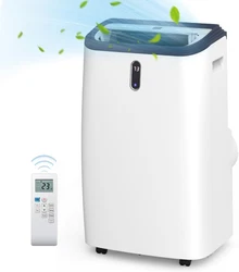 Cooling Power 12000 British Thermal Units. Easy to move and install：Our Portable air conditioner is equipped with...
