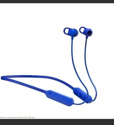New Skullcandy Jib Plus Wireless In-Ear Earbud Blue w/ Mic NEW Sealed S2JPWM101. see pictures free shipping.  [Tote 121]