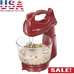 The stand and hand mixer has a powerful 275-watt peak power motor for all your mixing needs. As you mix, the Shift &...