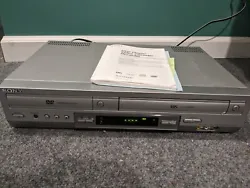 Sony SLV-D300P DVD VCR Combo VHS Player Video Cassette Recorder DVD WORKING ONLY.  VCR is not working.  It chewed up...