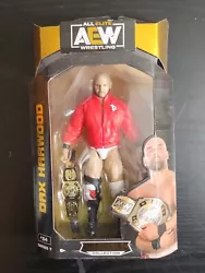 Jazwares AEW Unrivaled Collection Series 7 Dax Harwood #54 Action Figure w/belt.