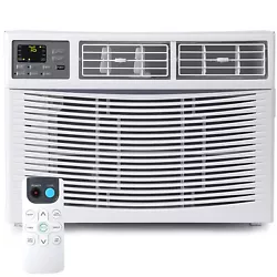 【Fast & Powerful Cooling 】- The 6000 BTU Window AC unit is a practical and efficient way to cool a single bedroom...