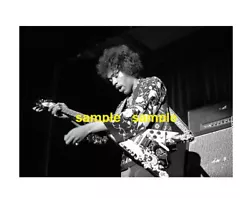 Jimi in Sweden 1967. Excellent condition. (2) Professional High Quality Concert Photos.