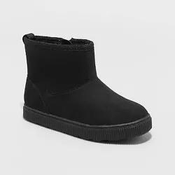 •Arlo winter shearling-style boots •Cushioned insole construction •Faux-fur lining •Comes with side zipper...