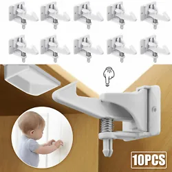 ★★Durable Adhesive -- Our child safety cabinet locks are ultra-durable. child safety latches work well in proofing...