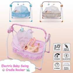 He swing bed should not touch any obstaclesor fastening the fixing belt when swinging. Within 3 months, the babys...