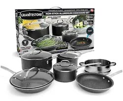 Pioneering Granite Stone Diamond cookware features a mineral infused granite coating that is the perfect blend of...