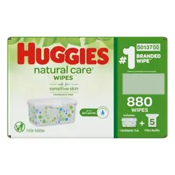 Unscented, hypoallergenic baby wipes with no harsh ingredients. Recognized by the National Eczema Association.