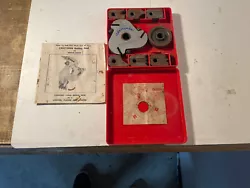 Craftsman 9-3200 Bench Saw Molding Set. Read. Cutters have some light surface rust.