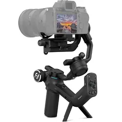 【Powerful Compatibility and Lightweight】The SCORP C DSLR gimbal weight is 2.65lb and it can load up to 5.5lb. Like...