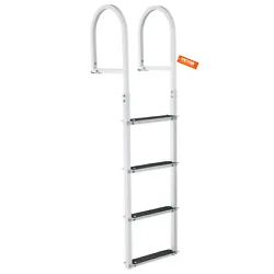 A: The ladder adopts an all-aluminum alloy structure with strong bearing capacity. Fast to Detach: Our dock ladder...
