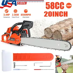 [Durable Chainsaw] The chainsaw will make tasks like tree pruning, clearing land, preparing firewood or cleaning up...