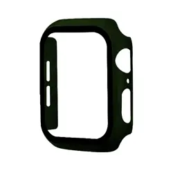 Hard PC Bumper Case w/ Tempered Glass for Apple Watch 45mm Series 7 DARK GREEN Hard PC Bumper Case w/ Tempered Glass...