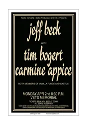 This was the tour in support of their debut album “Beck Bogert & Appice”. Bands – Beck Bogert & Appice. Note:...
