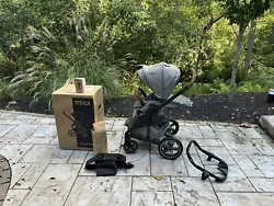 Lightly used Nuna Mixx stroller with original box, manual, extra Nuna brand cup holder, brand new (but open box) and...