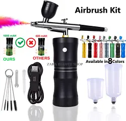Type Portable Airbrush Kit. Airbrush compressor Kit. 1 x Airbrush spray gun. Widely used among model enthusiasts: spray...
