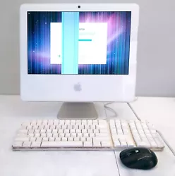 Used iMac (2006MA590LL ). Works well. Installed a fresh copy of OSX Snow Leopard 10.6, and did not notice any issues...
