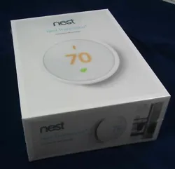 Google, Nest Thermostat E Smart Thermostat, White. Model: T4001ES.