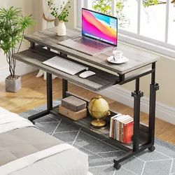 The ergonomic small standing desk allows you to switch from sitting mode to standing mode for reducing back and neck...