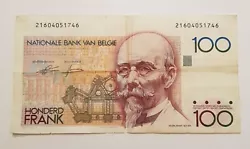 Billet de 100 francs belges. ~ BELGIQUE ~.