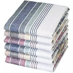 Mouchoirs pur coton pour les inconditionnels des mouchoirs en tissu. Différents Coloris.