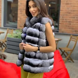 &Material: 100% Real Rex Rabbit Fur. We are professional genuine fur manufacturer, we can customize any solid color and...
