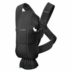 Introducing the BabyBjörn 021056US Baby Carrier Mini in black, perfect for infants and toddlers weighing 7-10 lbs....