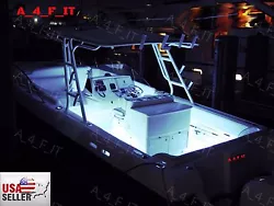 8pc Super Bright White BOAT TRAILER Under Carriage LED Lighting Kit. · With a Total of 8 Pods and 48 Ultra-Bright...