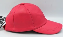 GORGEOUS 100% REAL GENUINE LAMBSKIN LEATHER BASEBALL HAT. Solid 100% REAL GENUINE LAMBSKIN LEATHER Adjustable Baseball...