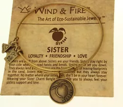 AUTHENTIC WIND & FIRE BRACELET. Just like Alex and Ani, these bracelets are not made from real silver and gold.